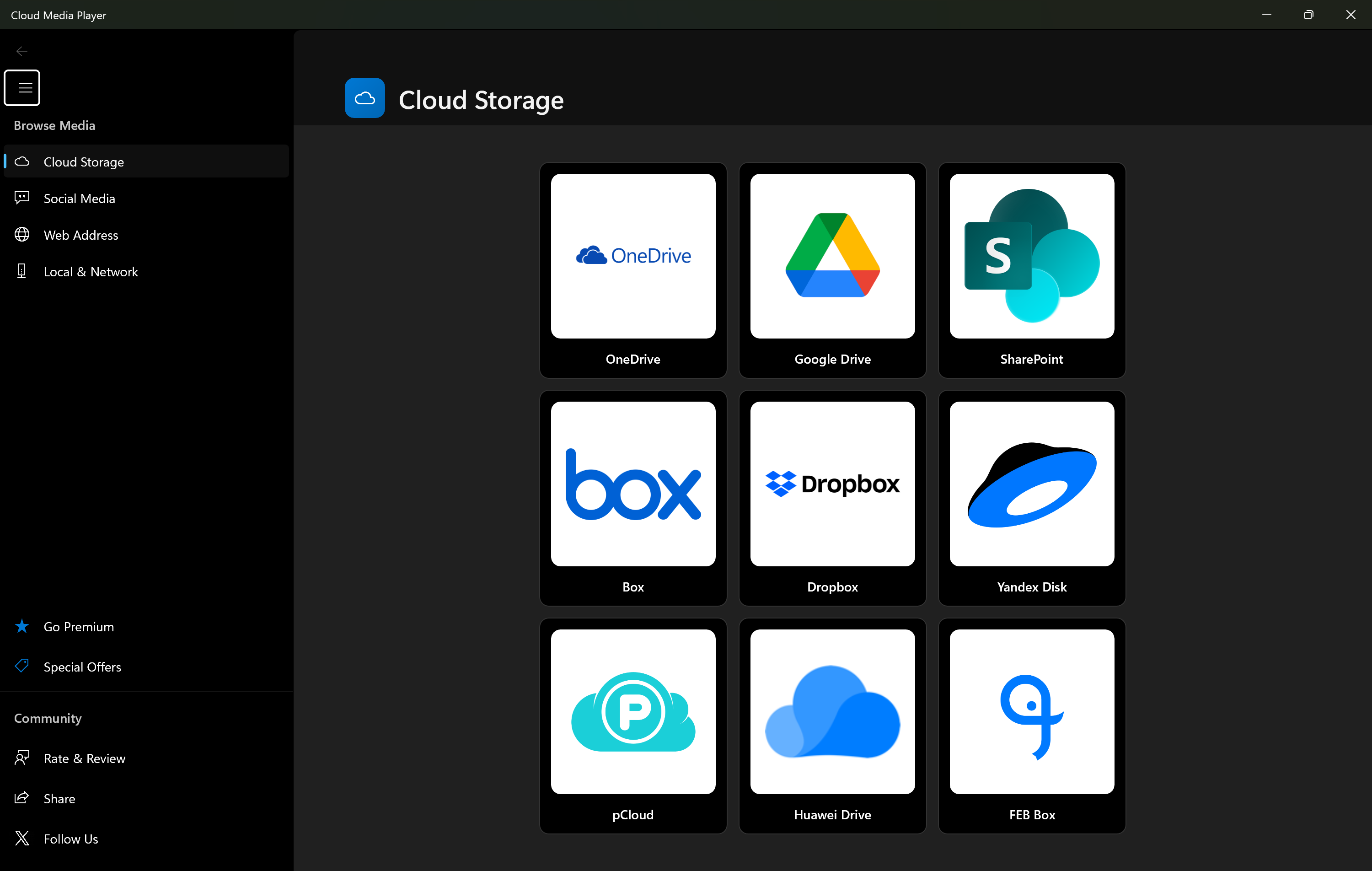 Multiple cloud provider logos